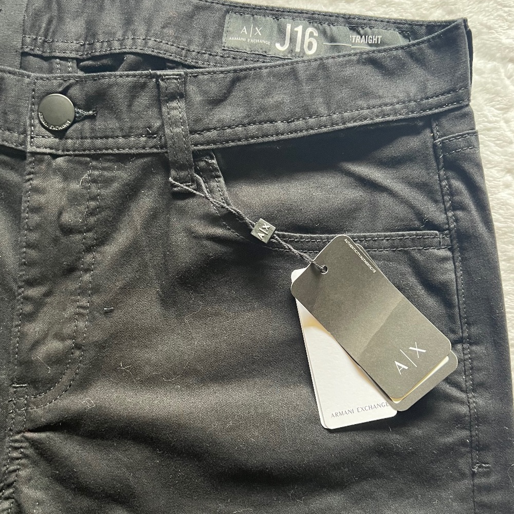 Armani Exchange Black Jeans 36R New With Tags